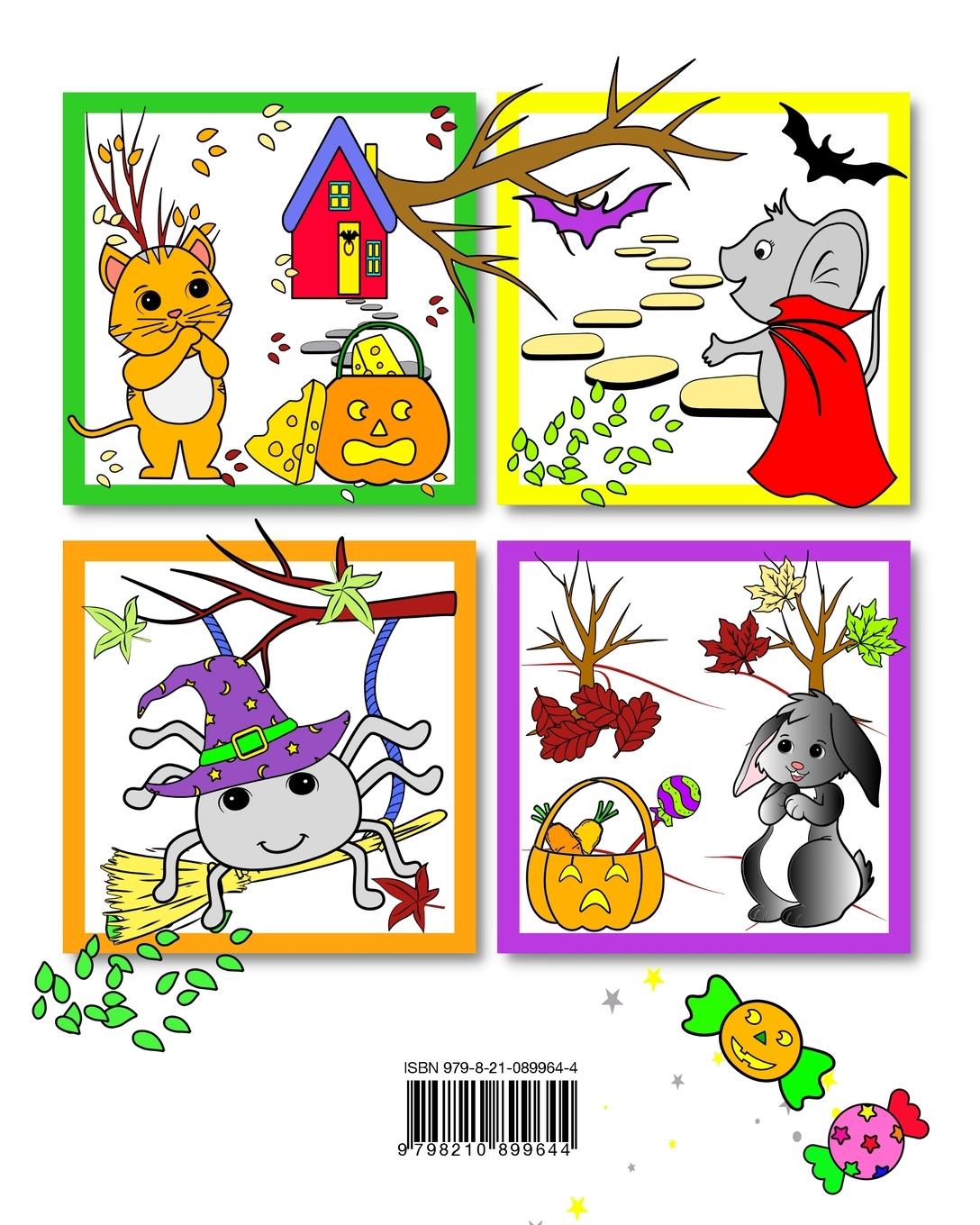 Rückseitencover Automne Magique livre de coloriage