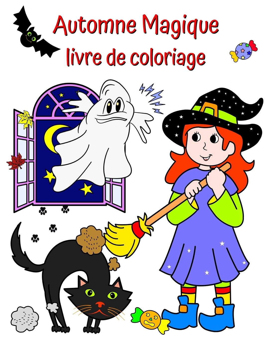 Vorderes Coverbild Automne Magique livre de coloriage