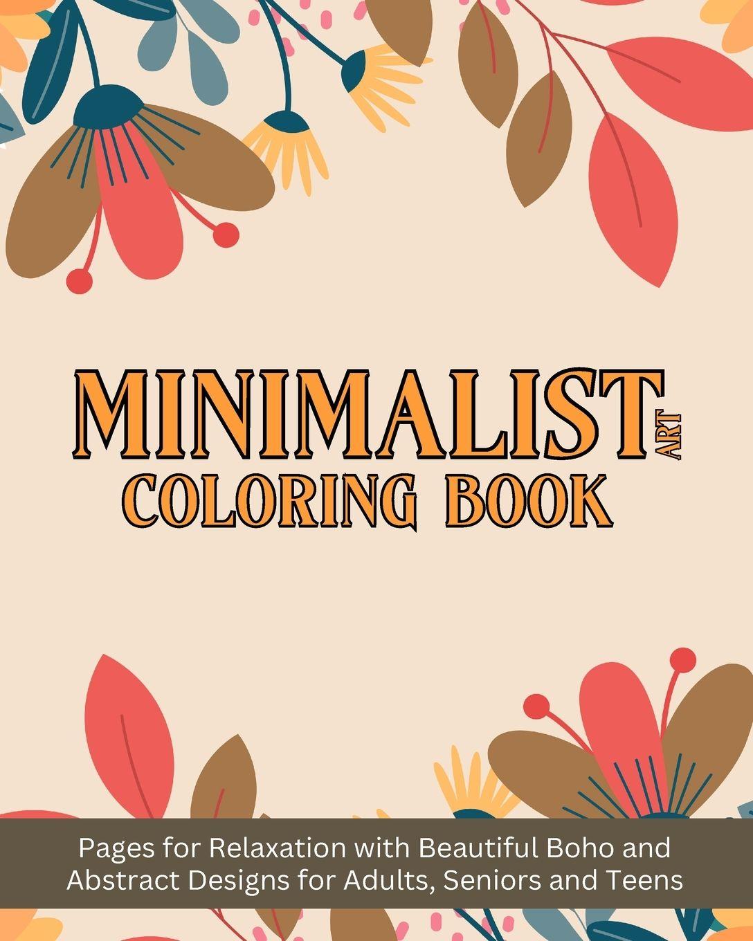 Vorderes Coverbild Minimalist Art Coloring Book
