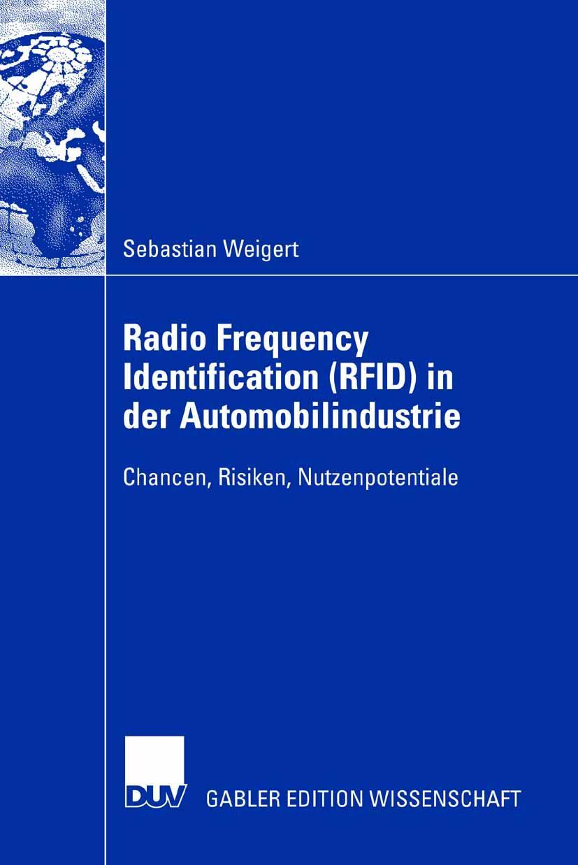 Vorderes Coverbild Radio Frequency Identification (RFID) in der Automobilindustrie