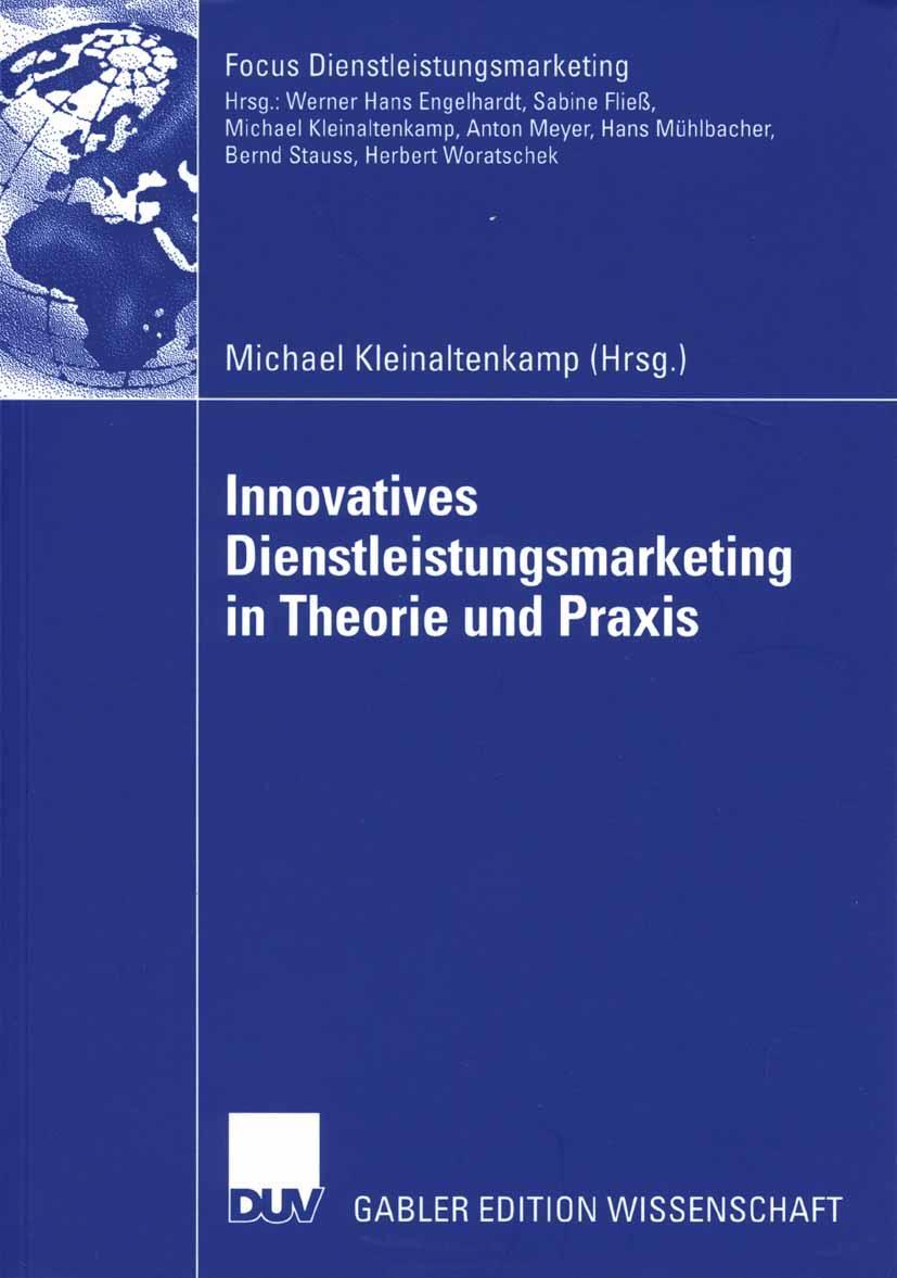 Vorderes Coverbild Innovatives Dienstleistungsmarketing in Theorie und Praxis