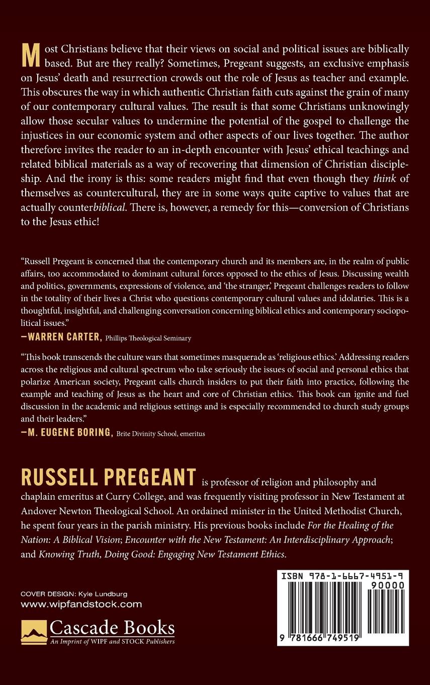 Rückseitencover Converting Christians to the Jesus Ethic