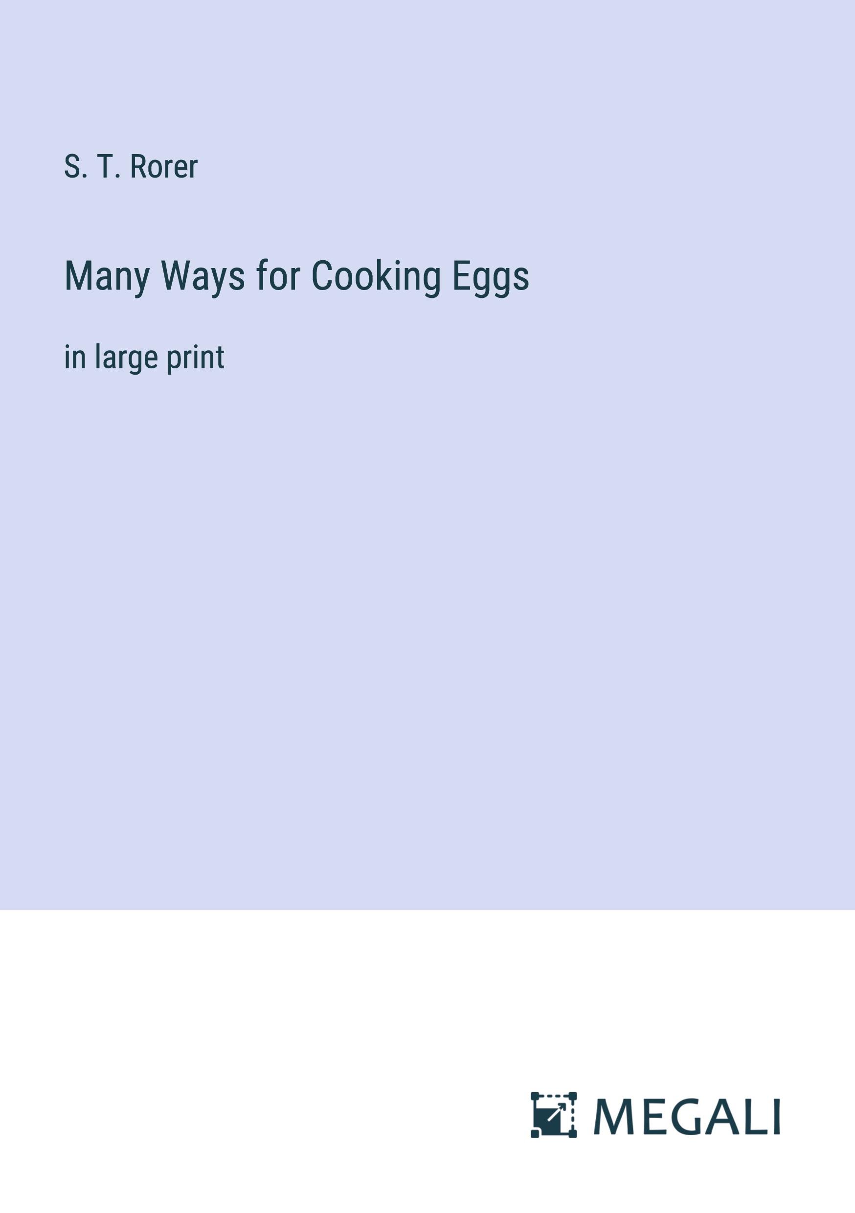 Vorderes Coverbild Many Ways for Cooking Eggs
