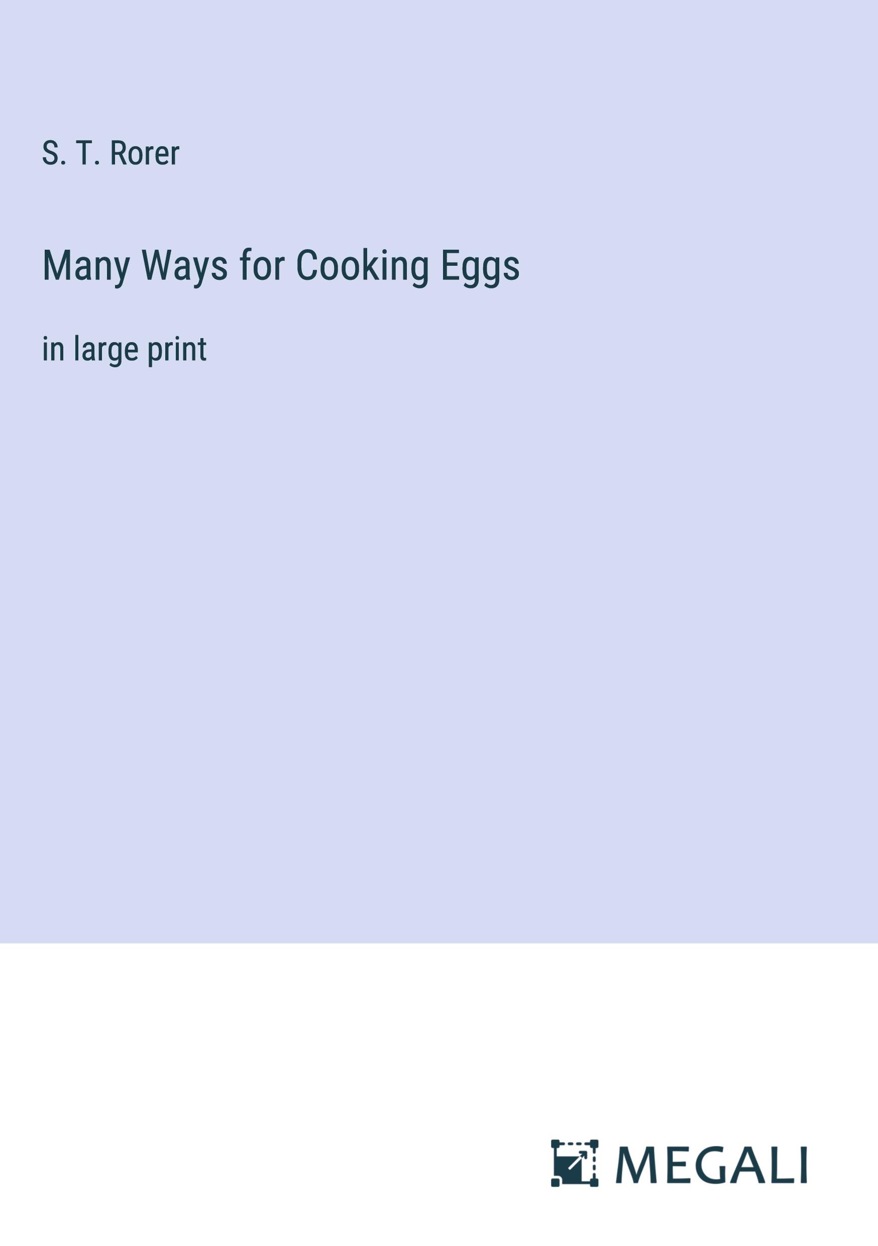 Vorderes Coverbild Many Ways for Cooking Eggs