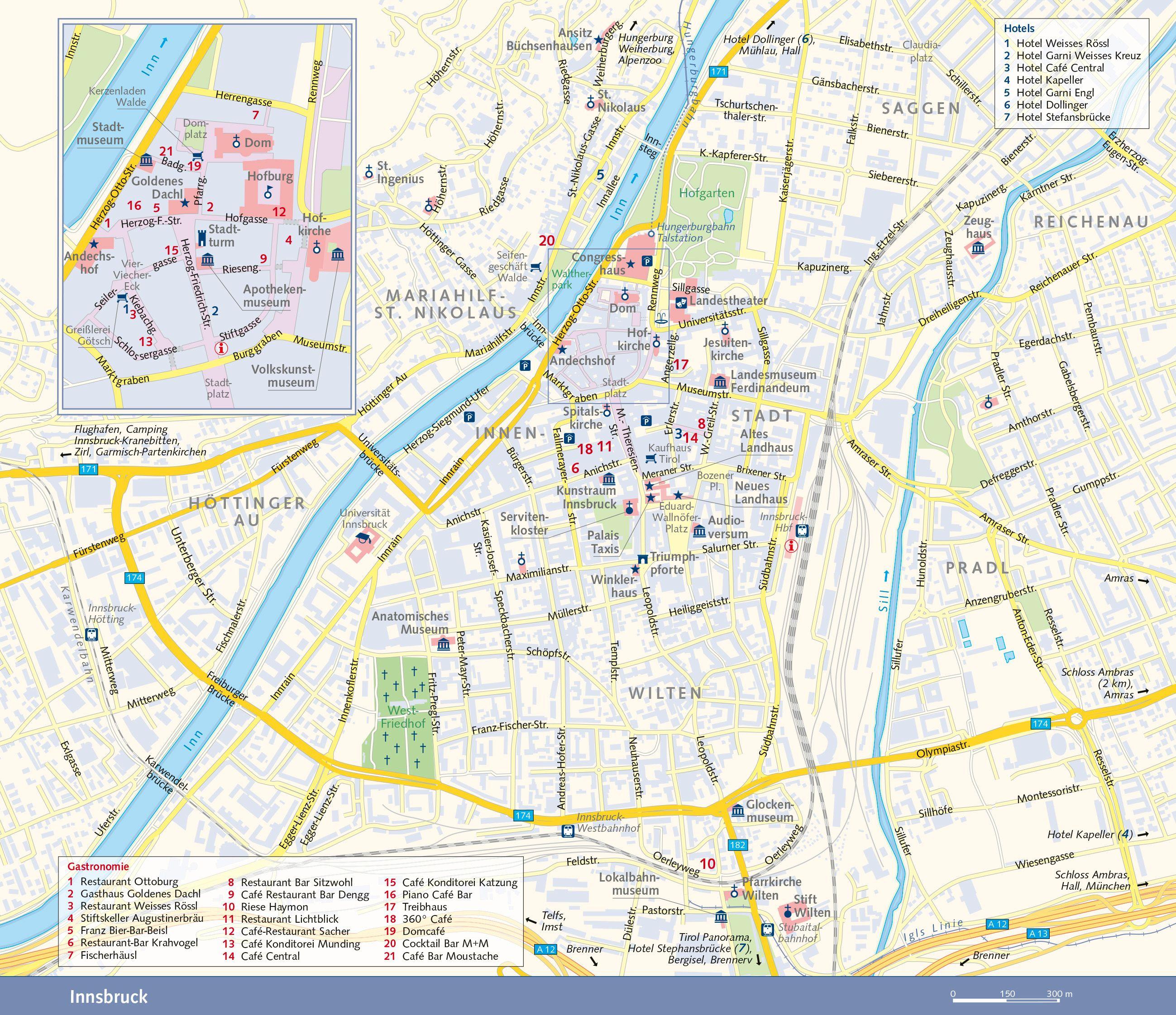 Beispielinhalt (Bild) TRESCHER Reiseführer Tirol