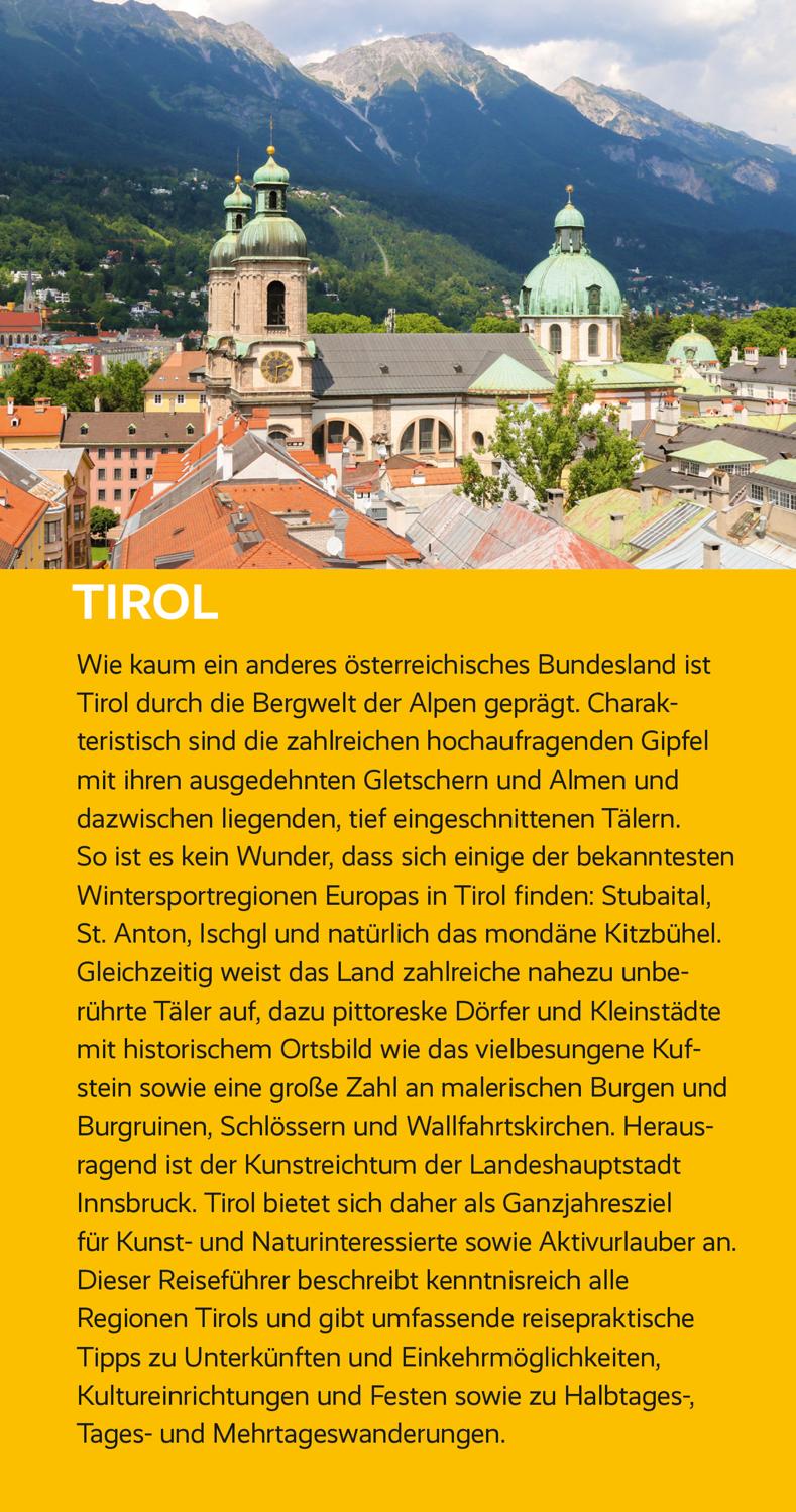 Beispielinhalt (Bild) TRESCHER Reiseführer Tirol