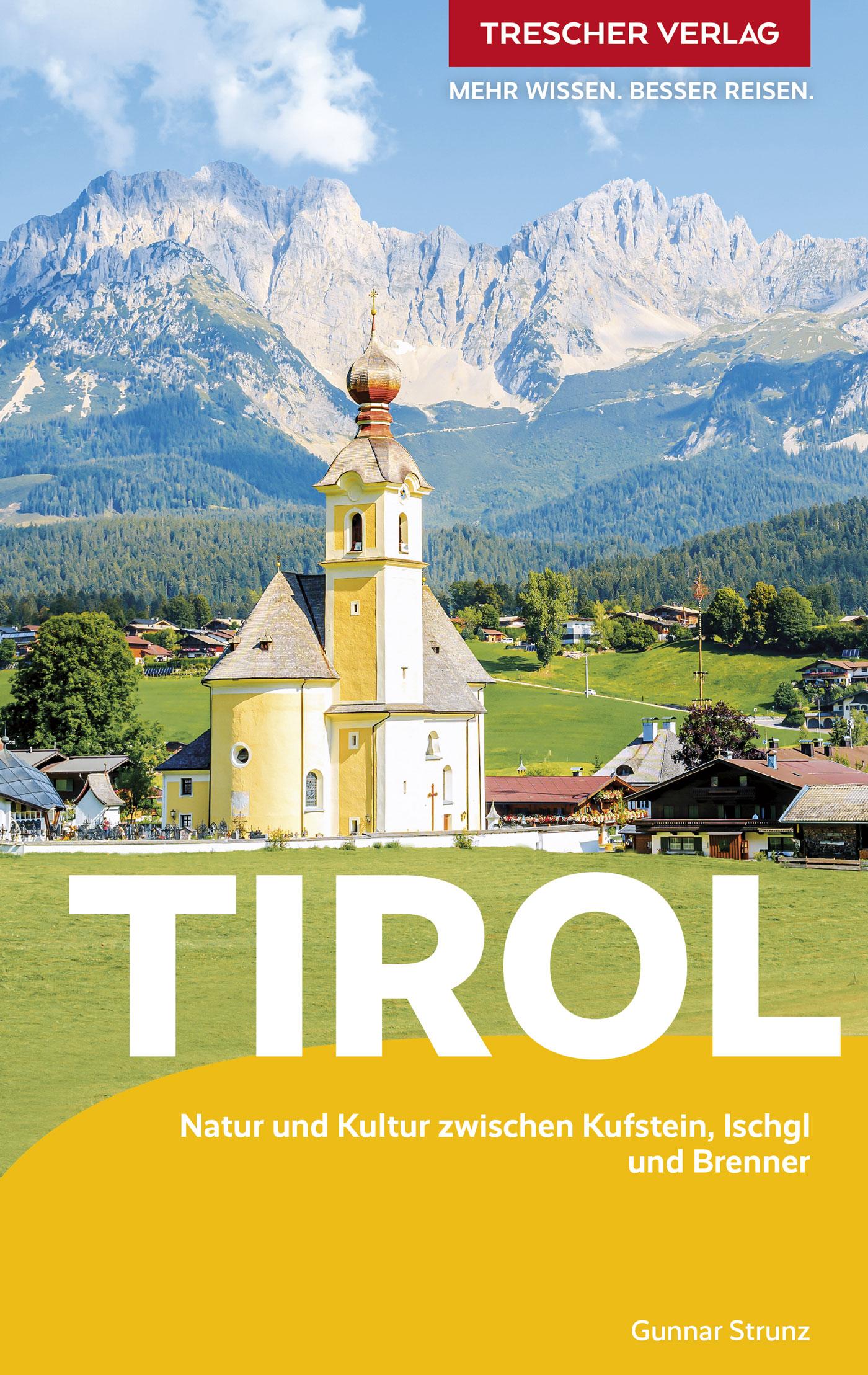 Vorderes Coverbild TRESCHER Reiseführer Tirol