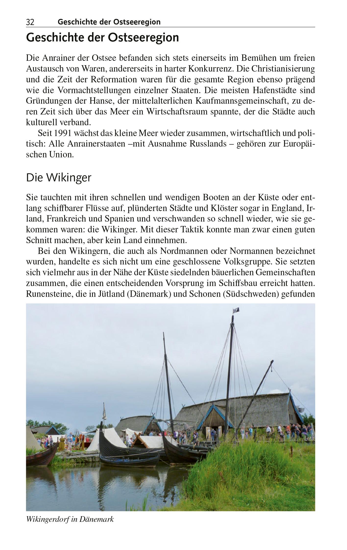 Beispielinhalt (Bild) TRESCHER Reiseführer Ostseestädte