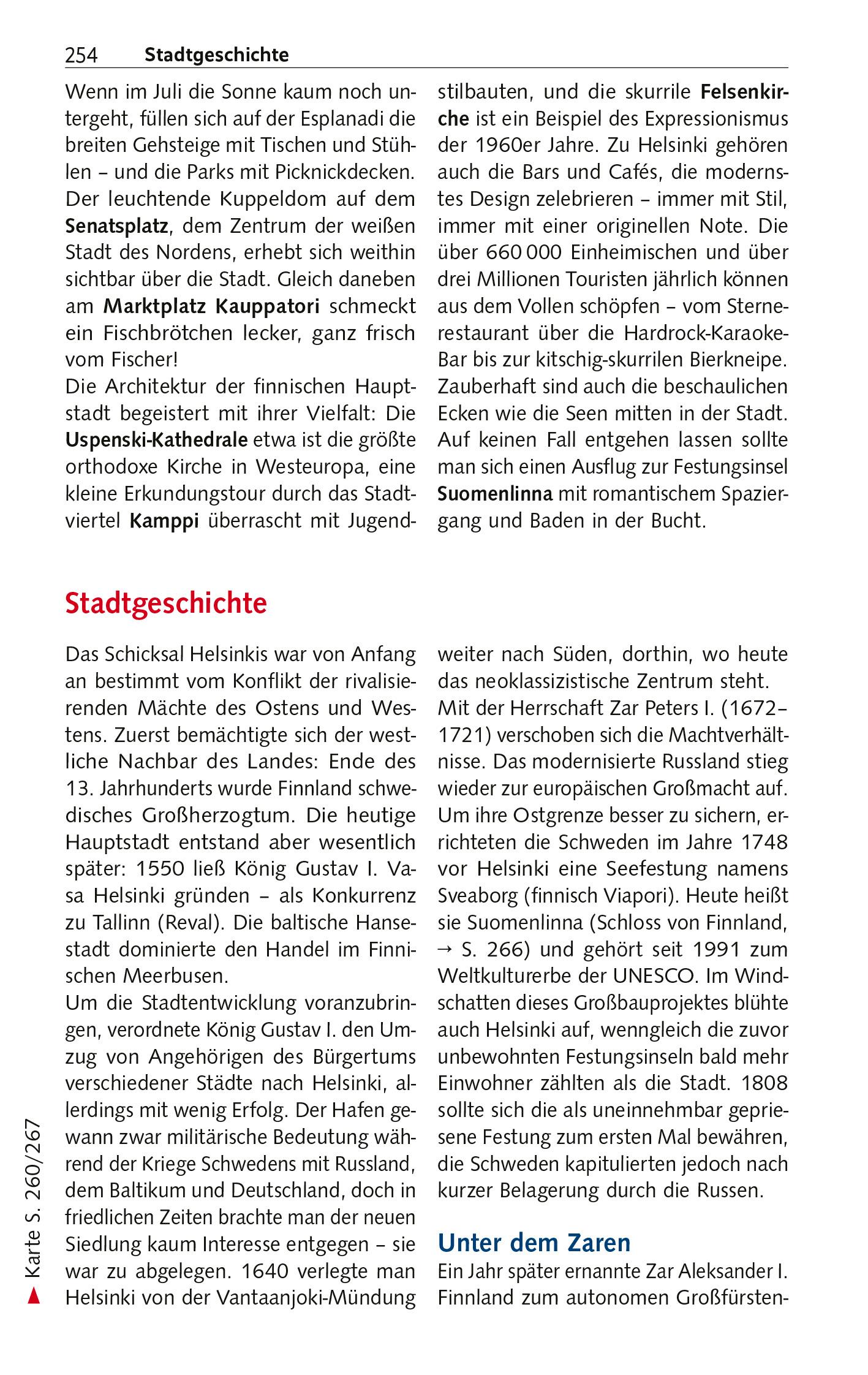 Beispielinhalt (Bild) TRESCHER Reiseführer Ostseestädte