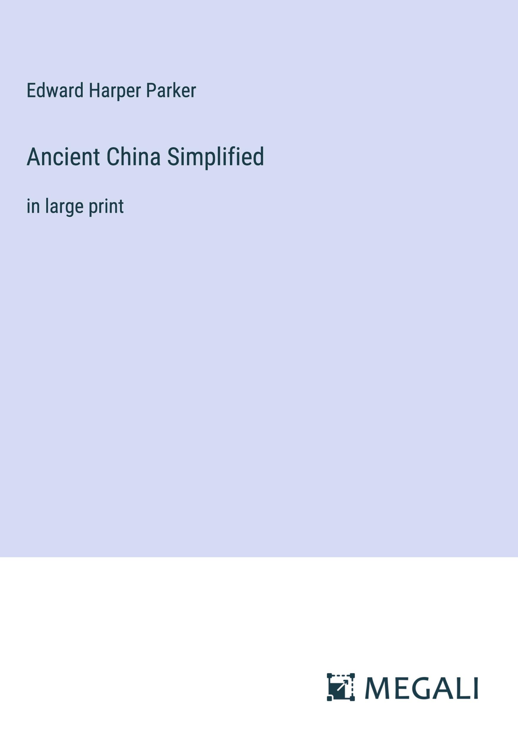 Vorderes Coverbild Ancient China Simplified