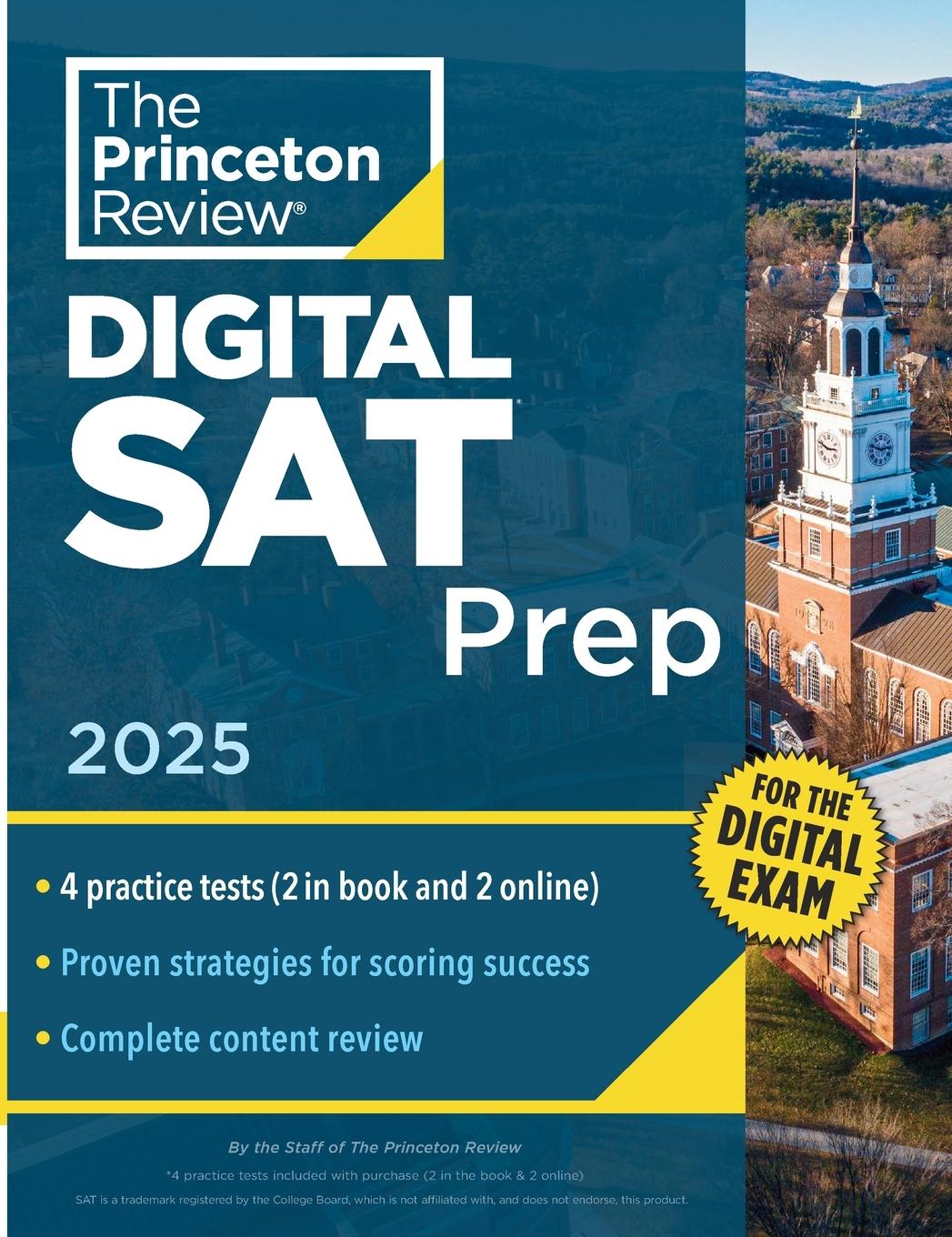 Vorderes Coverbild Princeton Review Digital SAT Prep, 2025