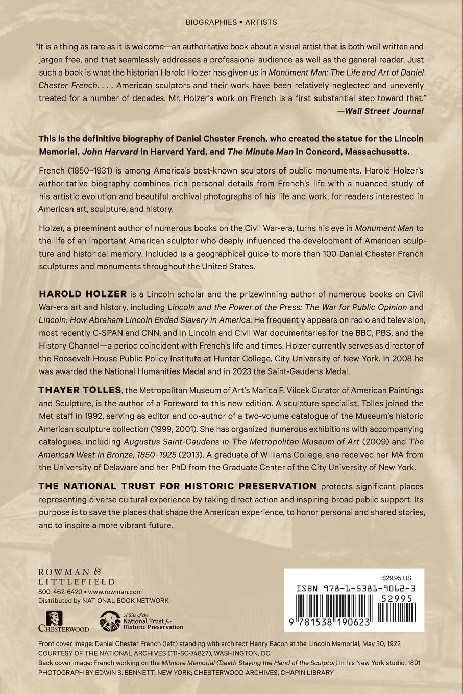 Rückseitencover Monument Man