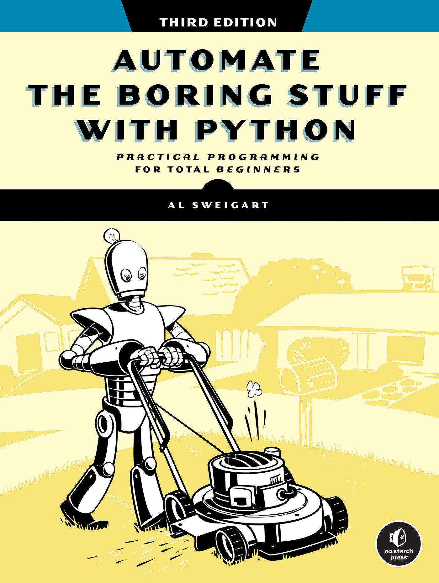 Vorderes Coverbild Automate the Boring Stuff with Python