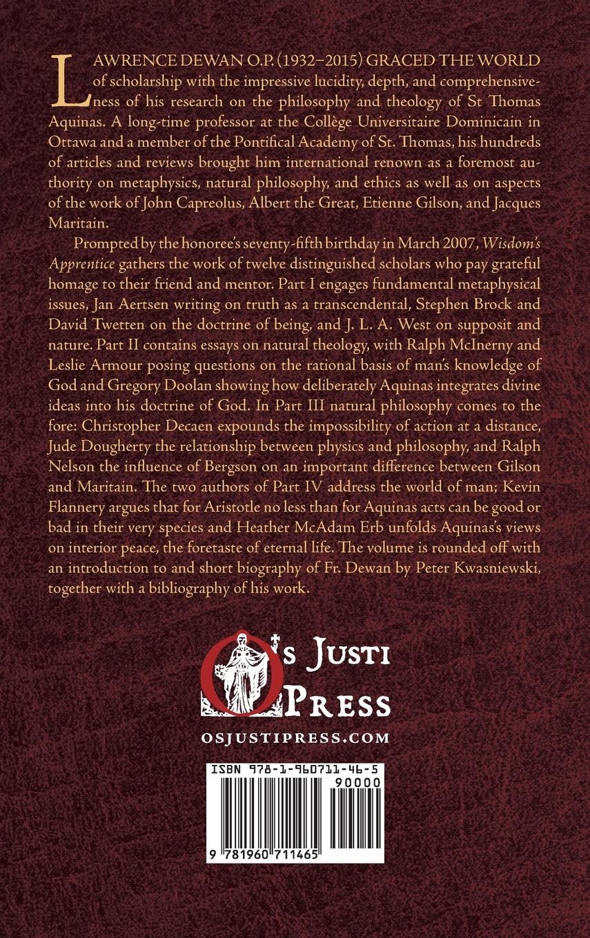 Rückseitencover Wisdom's Apprentice