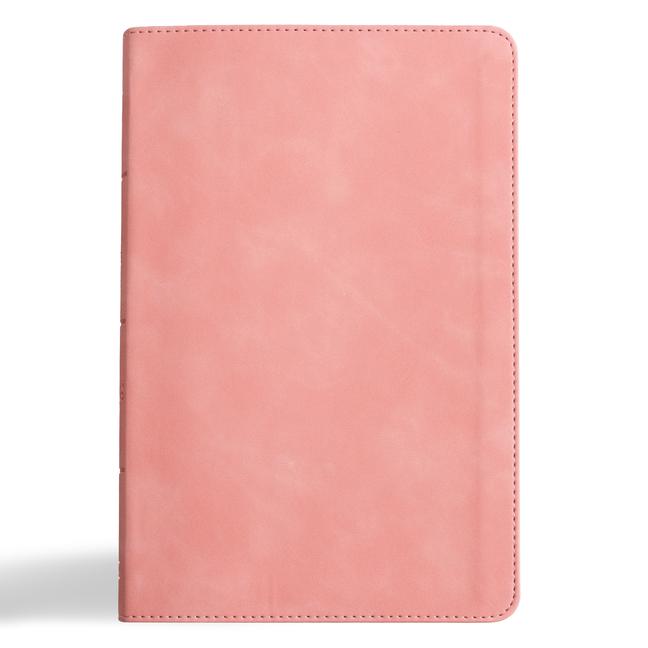 Vorderes Coverbild CSB Thinline Bible, Blush Pink Leathertouch