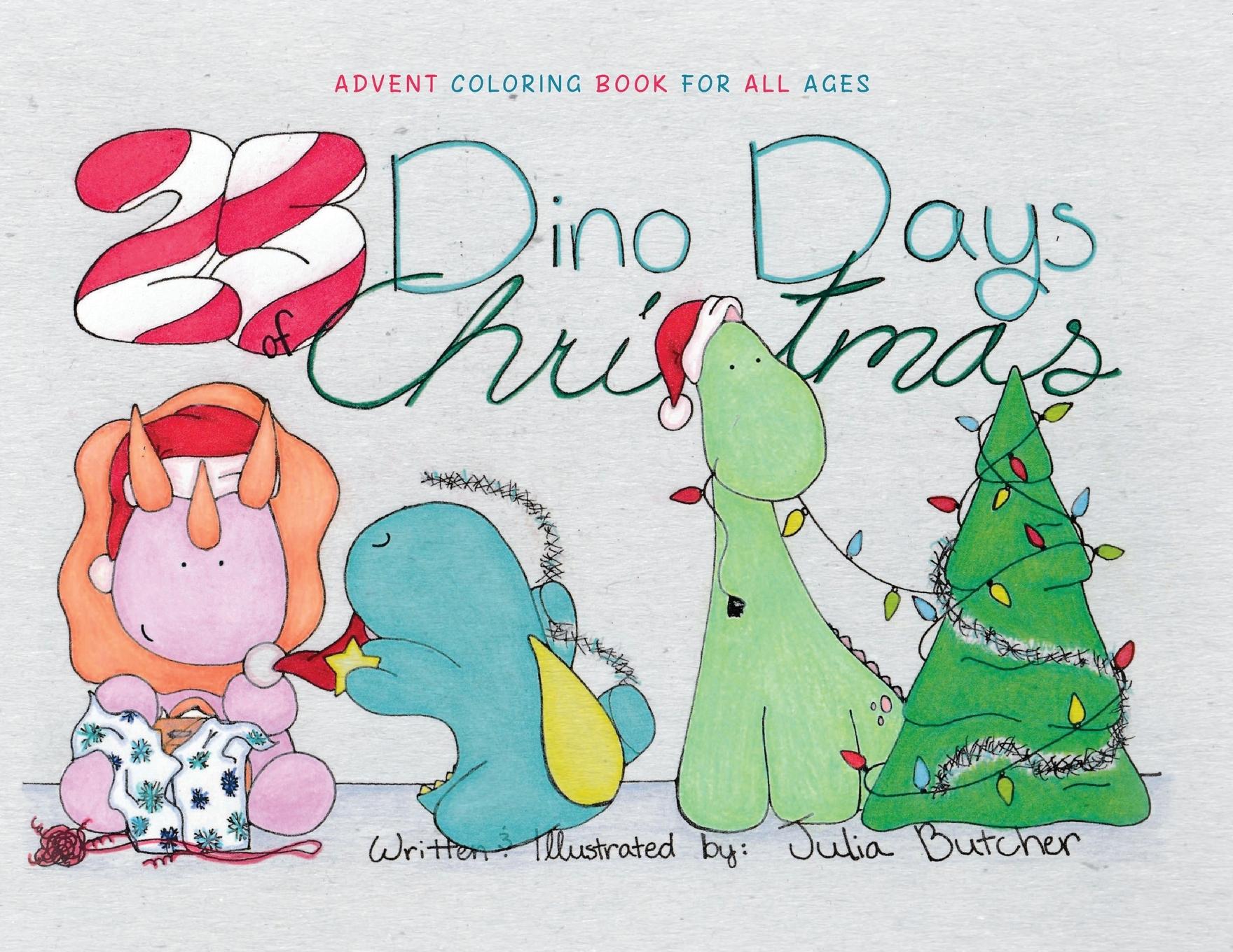 Vorderes Coverbild 25 Dino-Days of Christmas