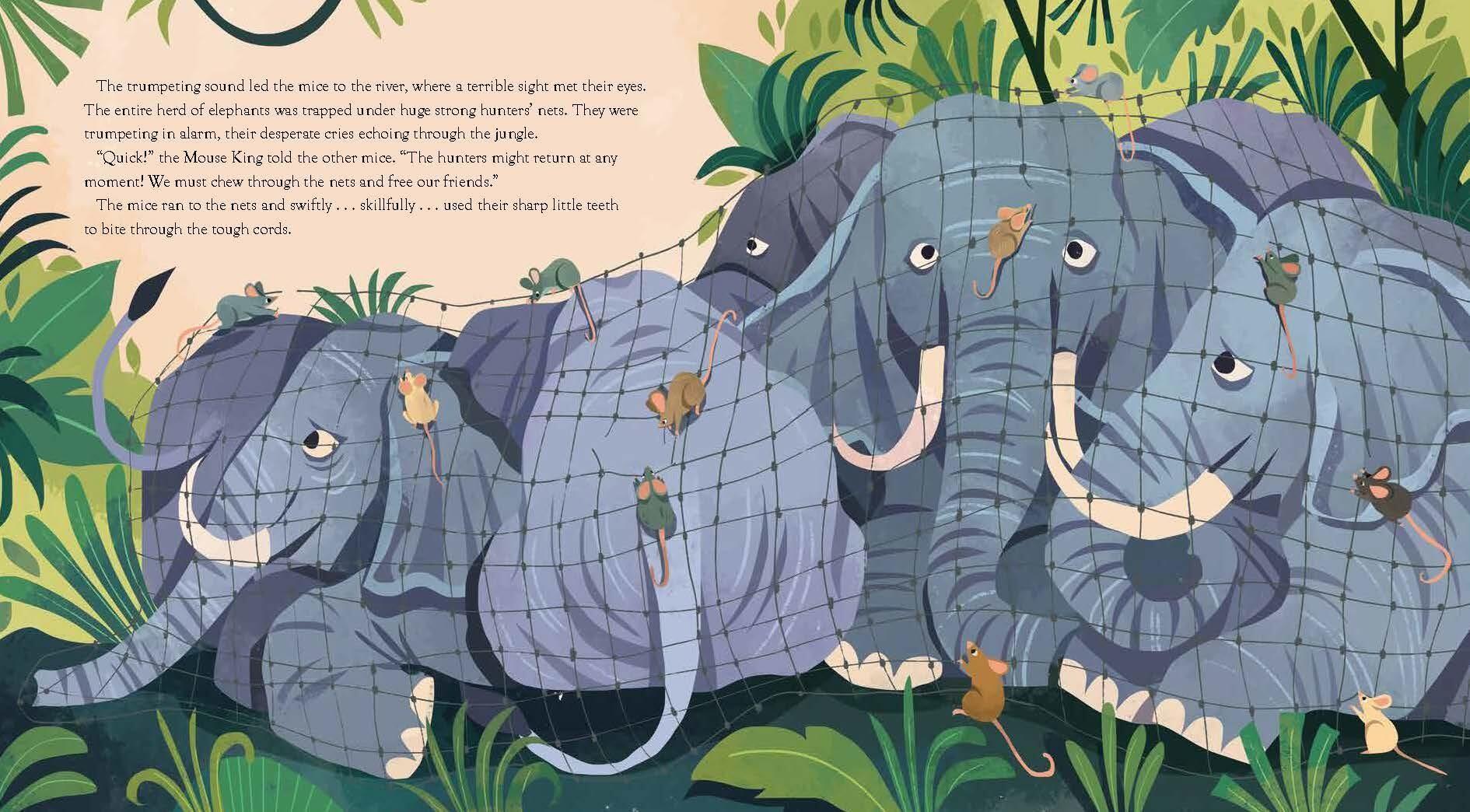 Beispielinhalt (Bild) Animal Tales from India: Ten Stories from the Panchatantra