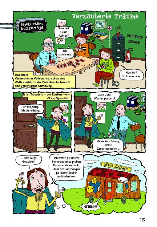 Beispielinhalt (Bild) Detektivbüro LasseMaja - Die Comics zur Detektivreihe