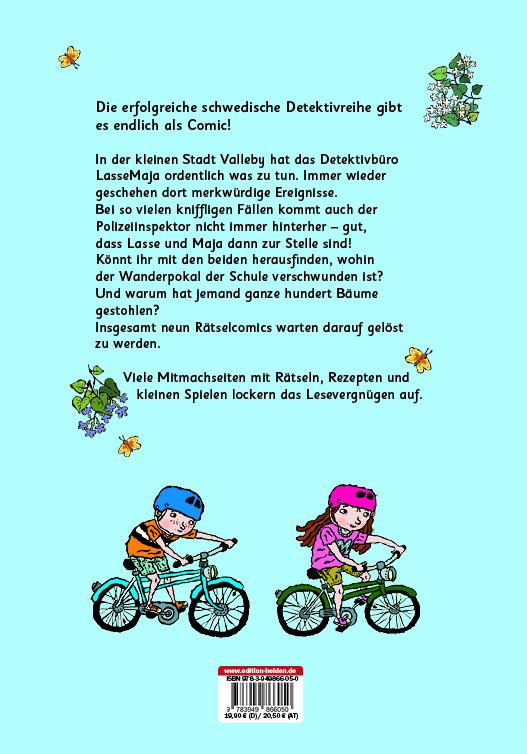 Rückseitencover Detektivbüro LasseMaja - Die Comics zur Detektivreihe