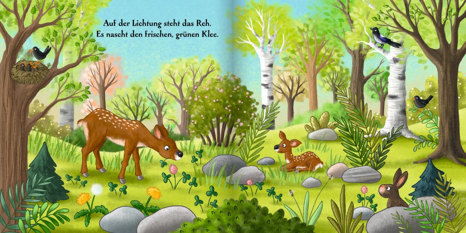 Beispielinhalt (Bild) Es wird Frühling hier im Wald