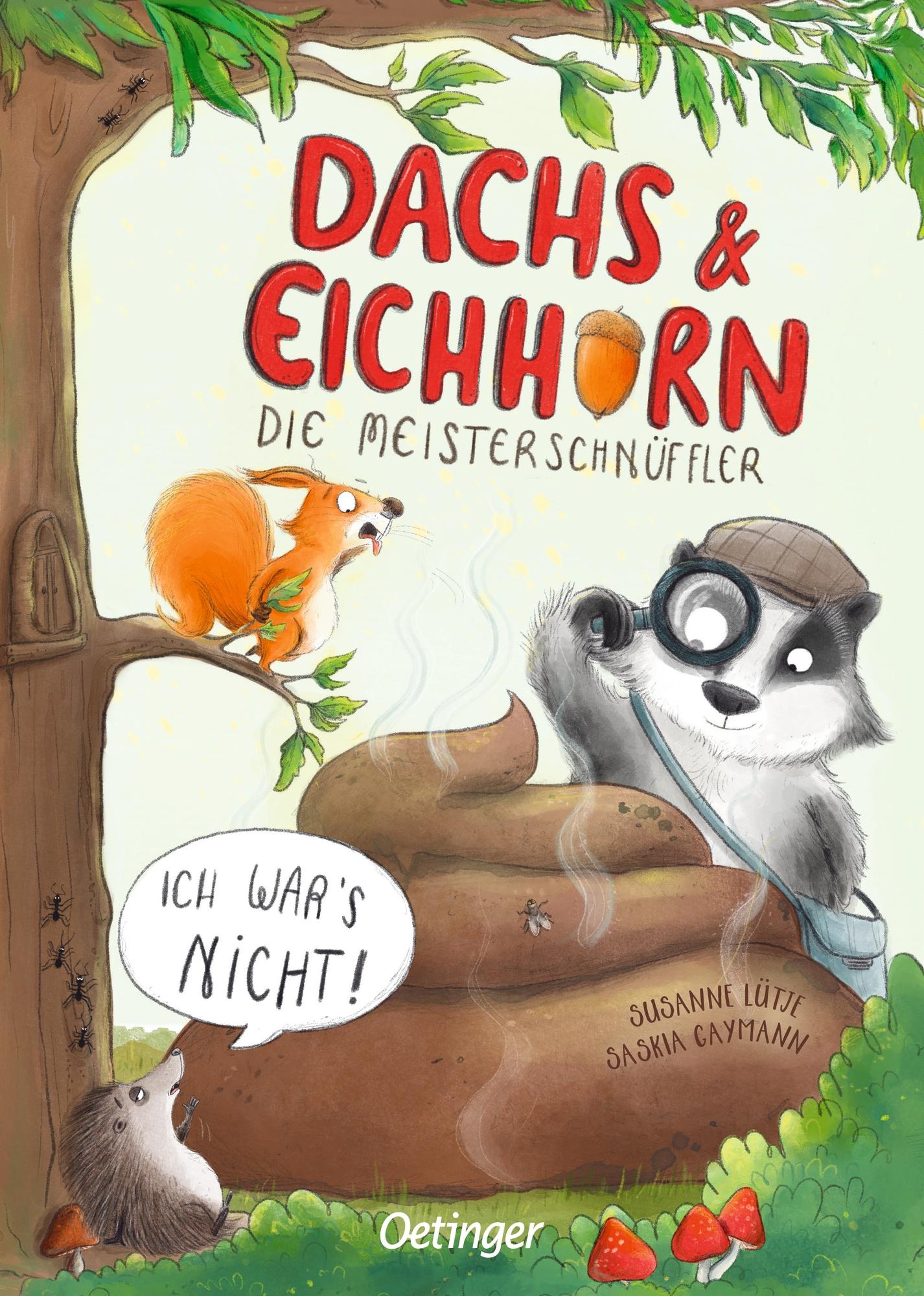 Vorderes Coverbild Dachs & Eichhorn. Die Meisterschnüffler
