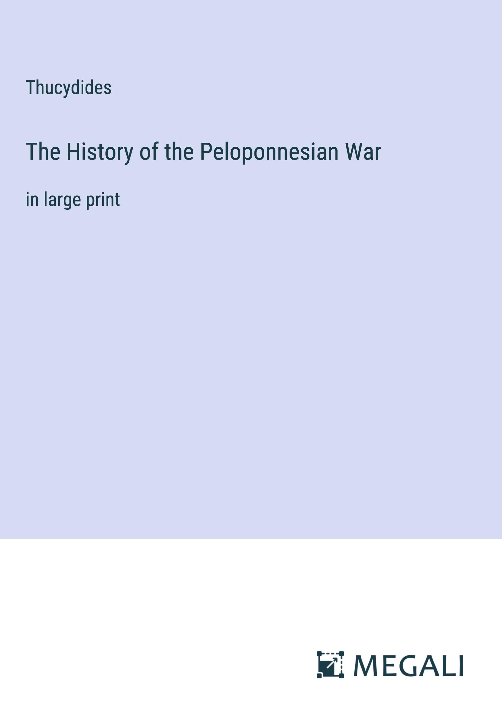 Vorderes Coverbild The History of the Peloponnesian War