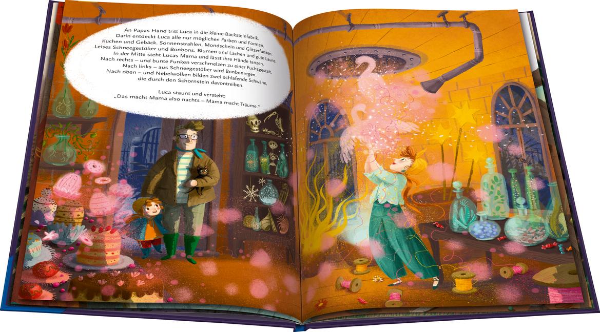 Beispielinhalt (Bild) Die Traumspinnerin