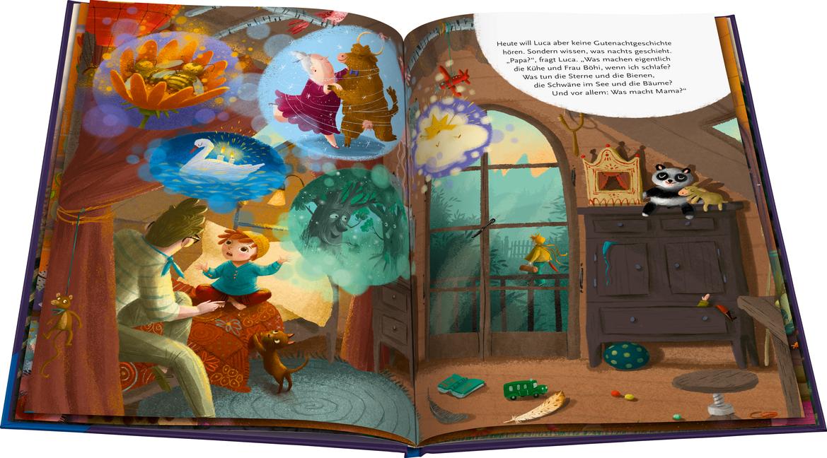 Beispielinhalt (Bild) Die Traumspinnerin