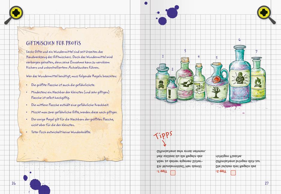 Beispielinhalt (Bild) Ravensburger Escape Rätsel - Kammer der Geheimnisse