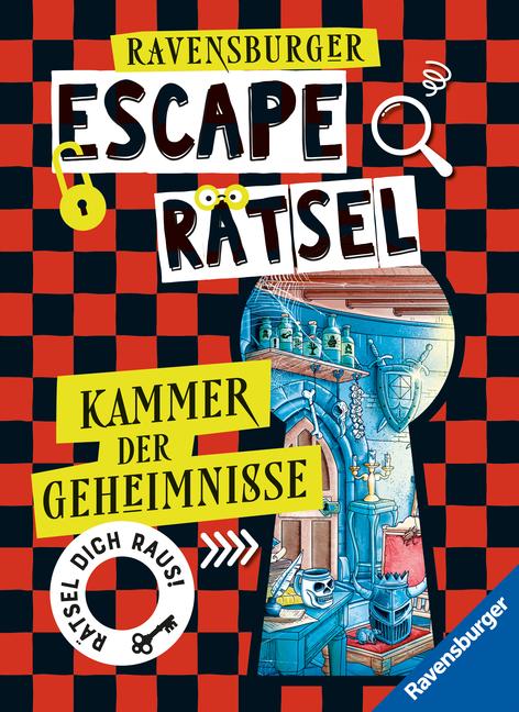 Vorderes Coverbild Ravensburger Escape Rätsel - Kammer der Geheimnisse