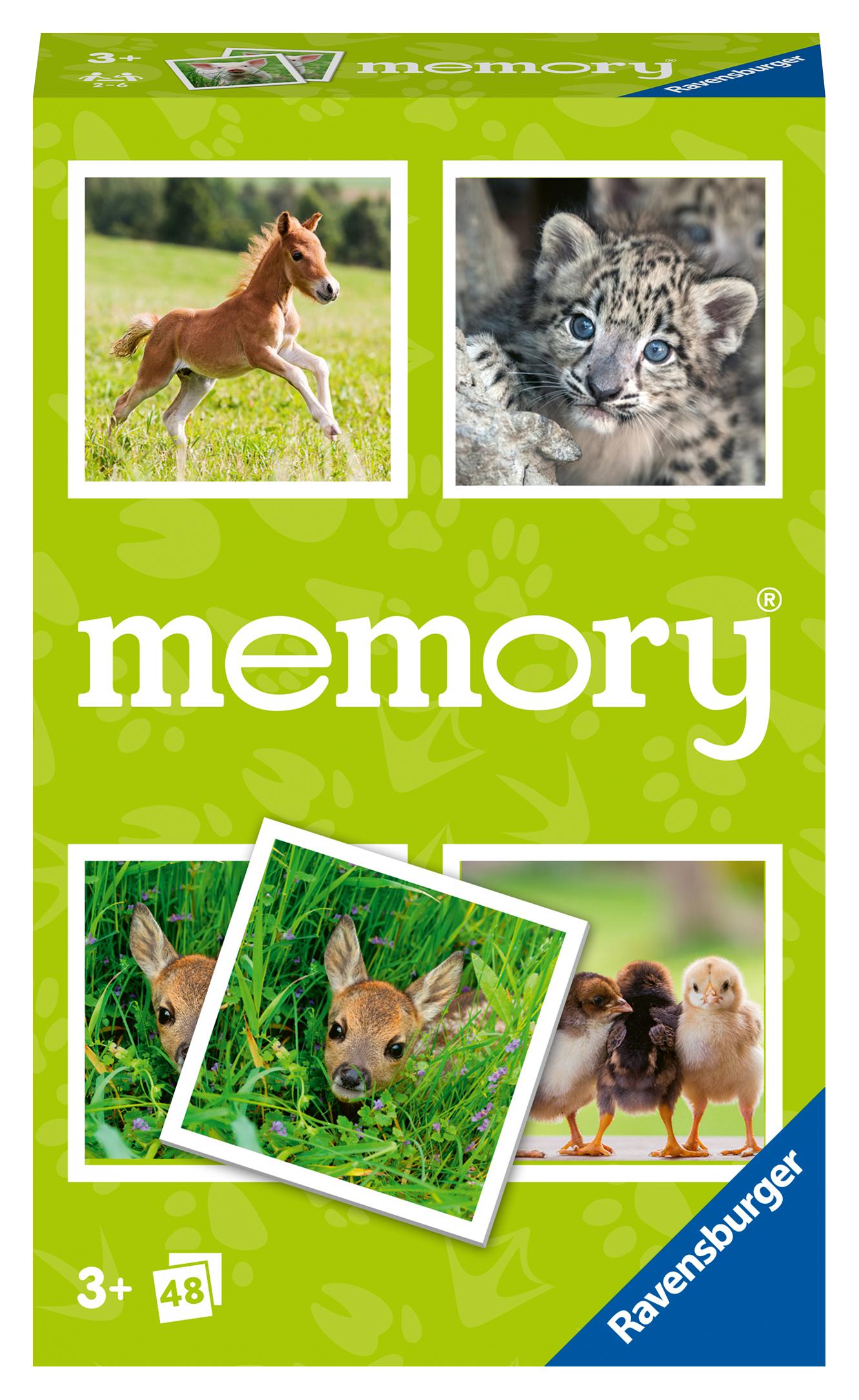 Vorderes Coverbild Tierbaby memory® - Reisespiel ab 3 Jahre