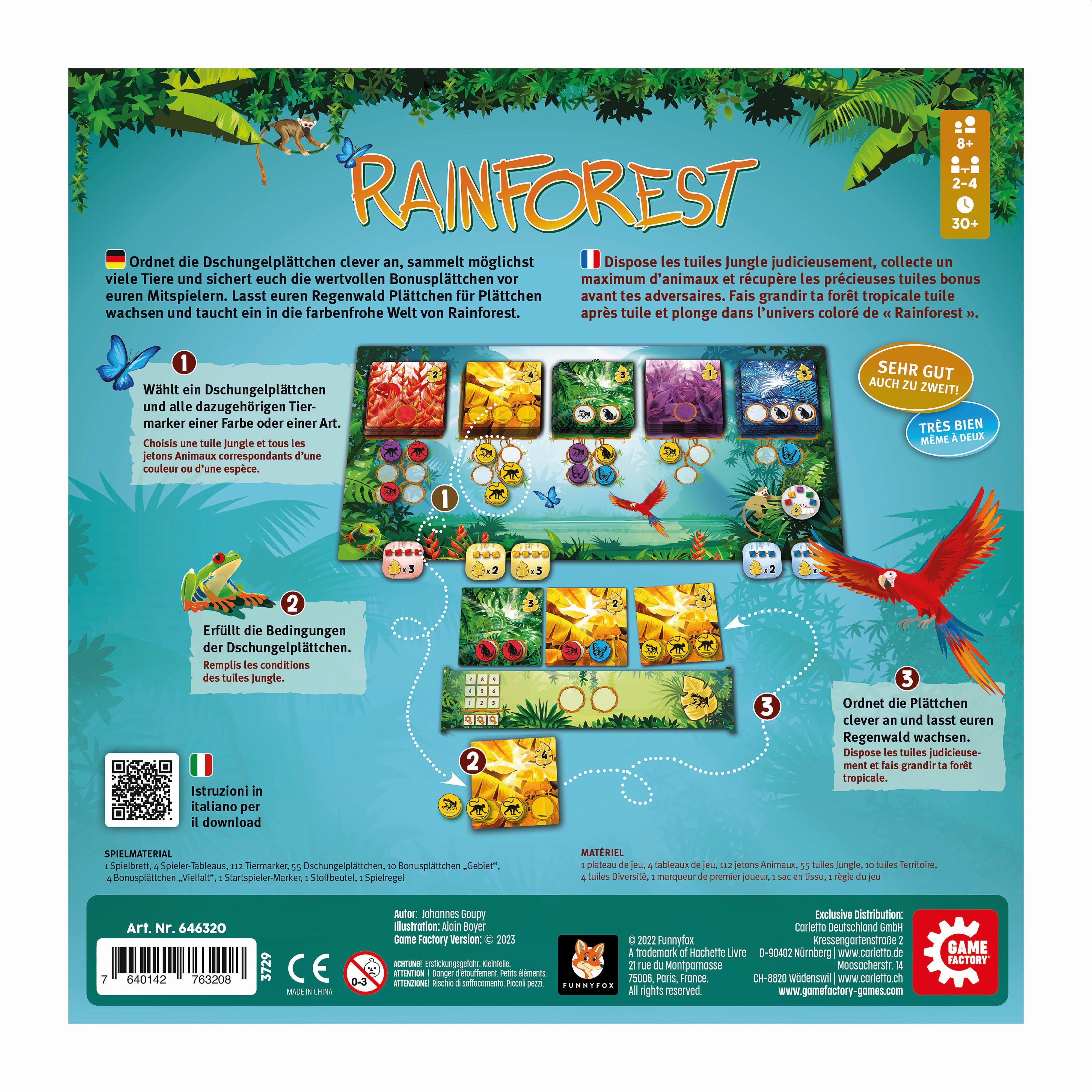 Beispielinhalt (Bild) Game Factory - Rainforest