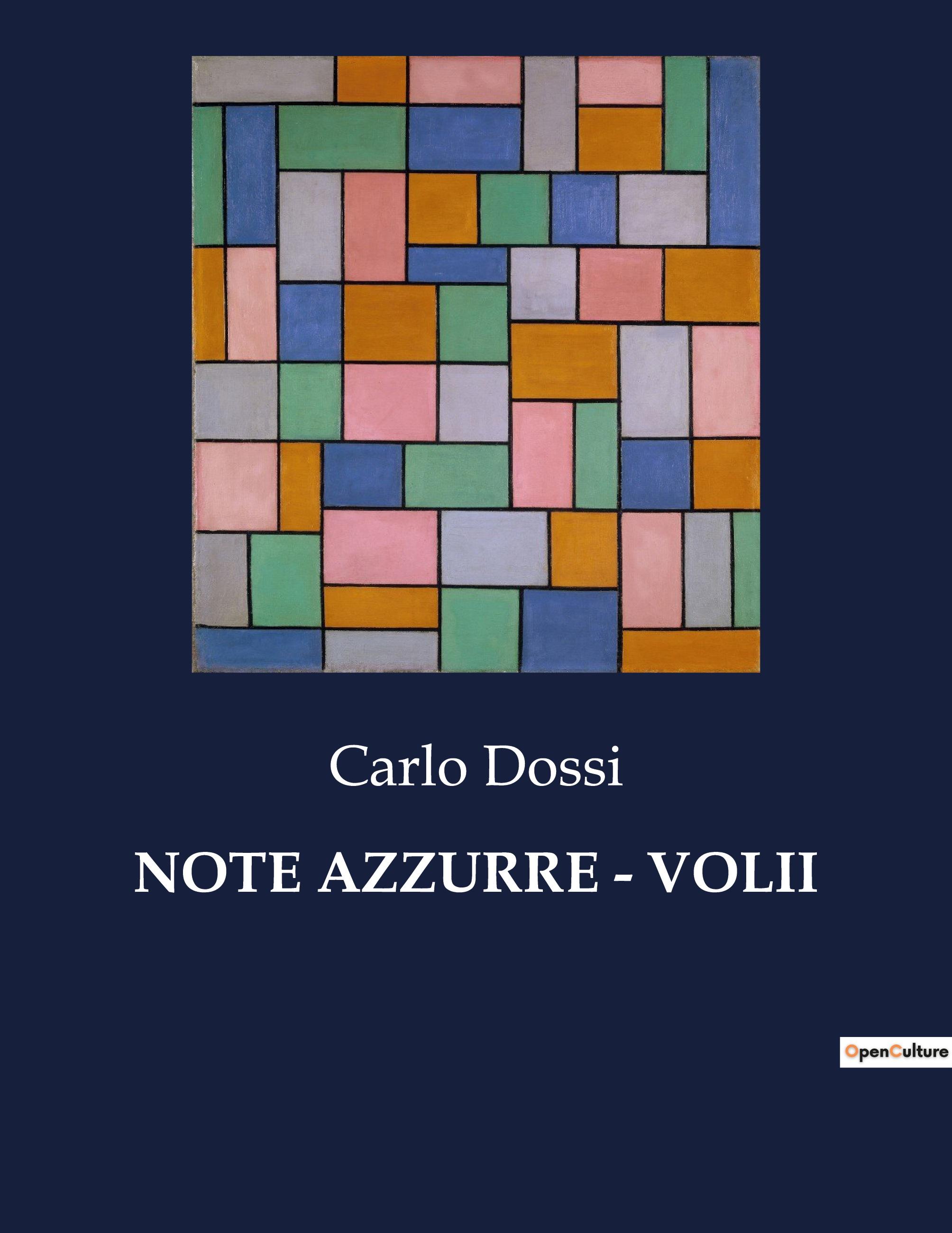 Vorderes Coverbild NOTE AZZURRE - VOLII