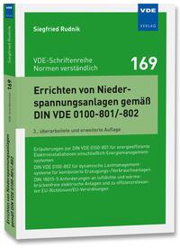 Vorderes Coverbild Errichten von Niederspannungsanlagen gemäß DIN VDE 0100-801/-802