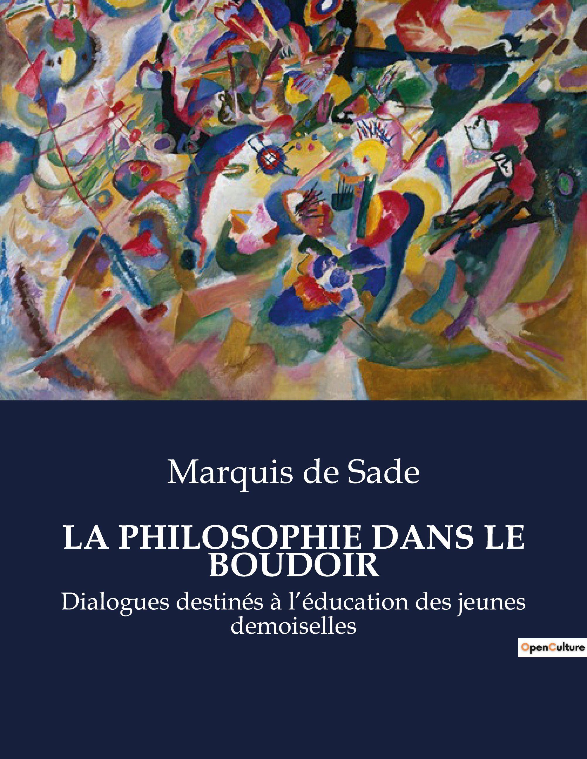 Vorderes Coverbild LA PHILOSOPHIE DANS LE BOUDOIR