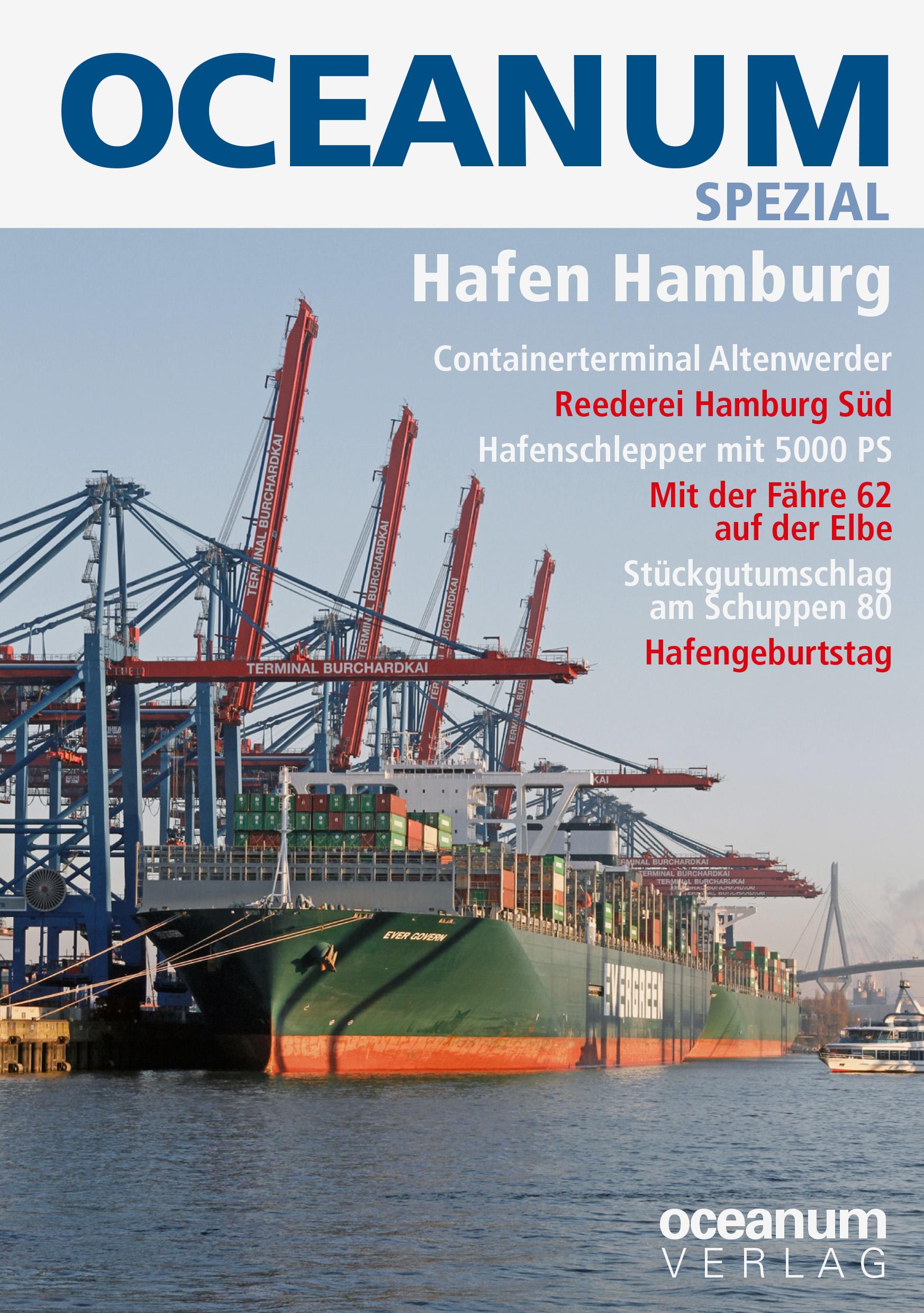 Vorderes Coverbild OCEANUM SPEZIAL Hafen Hamburg