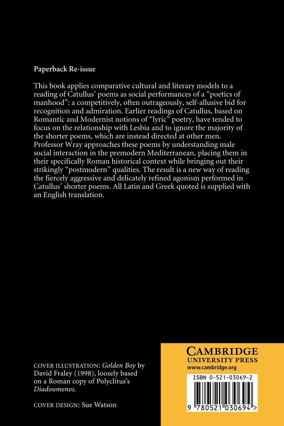 Rückseitencover Catullus & the Poetics of Roma