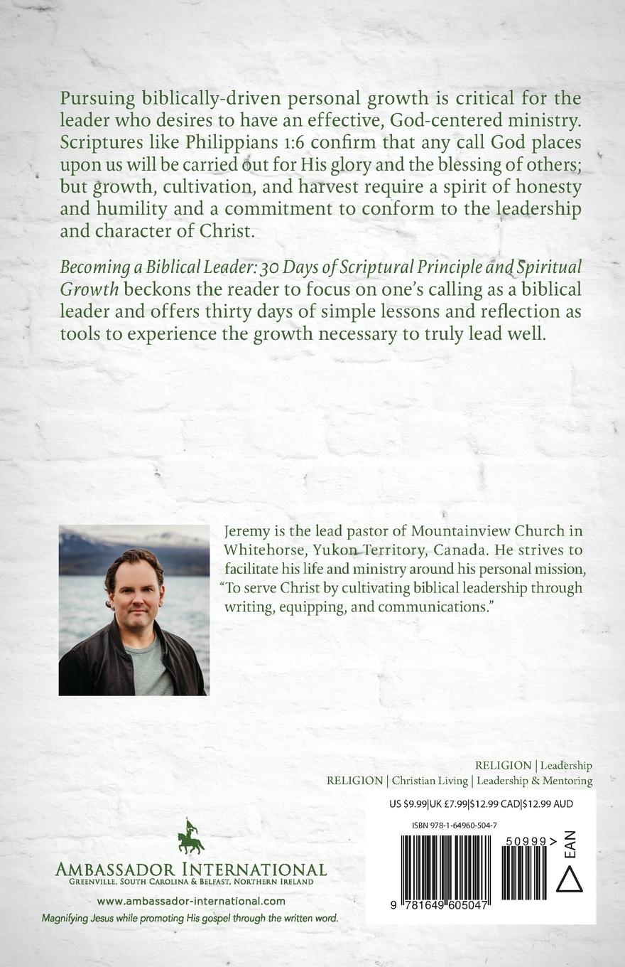 Rückseitencover Becoming a Biblical Leader