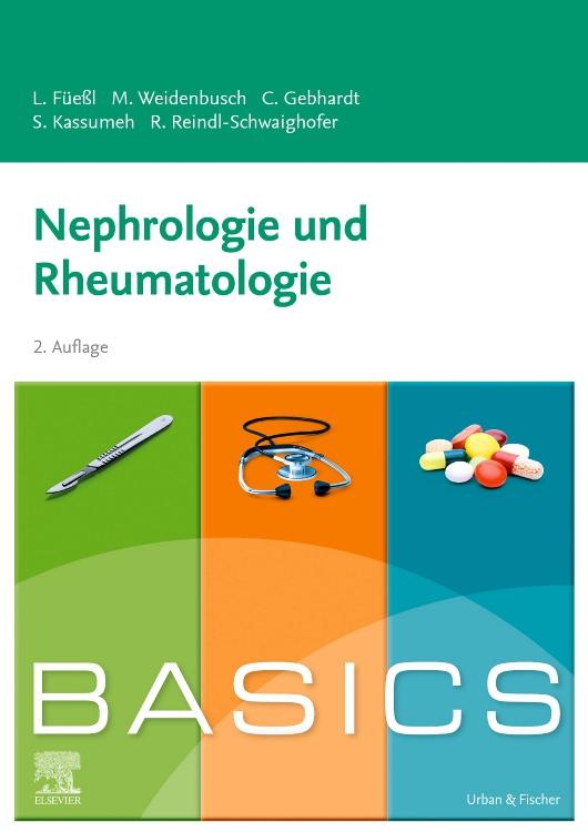 Vorderes Coverbild BASICS Nephrologie und Rheumatologie