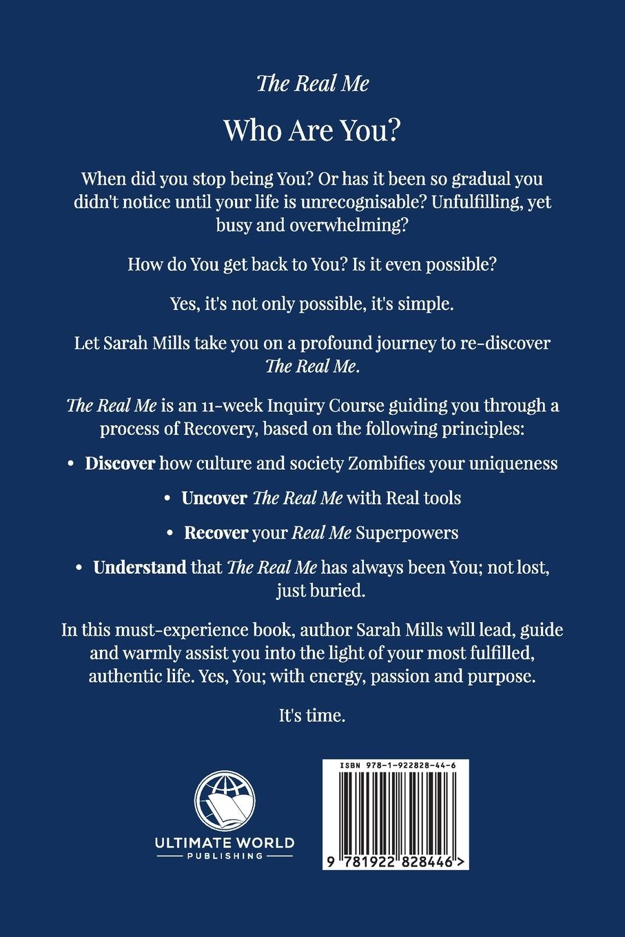 Rückseitencover THE REAL ME