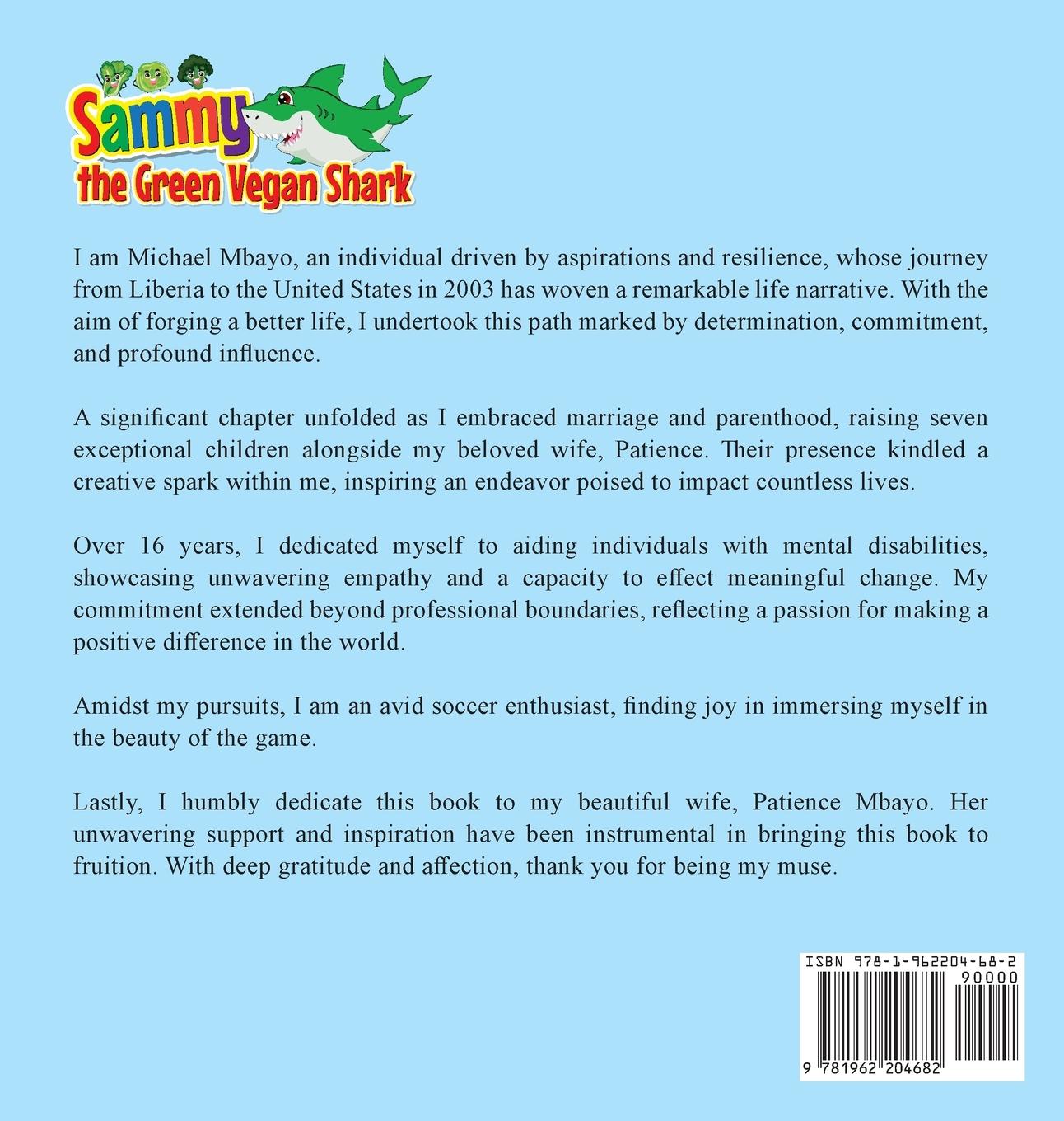 Rückseitencover Sammy's the green vegan shark