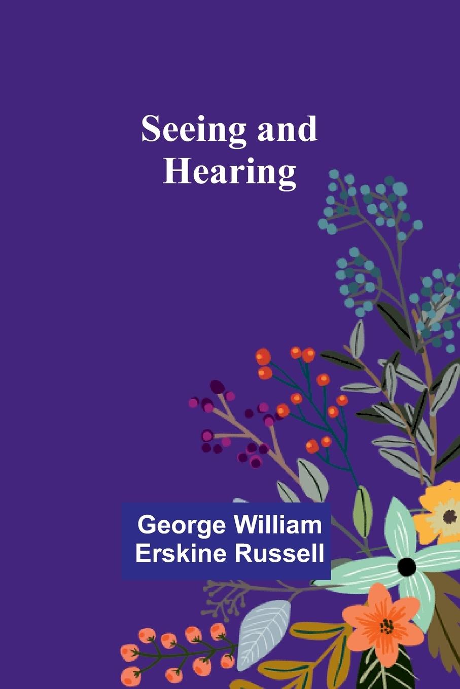 Vorderes Coverbild Seeing and Hearing