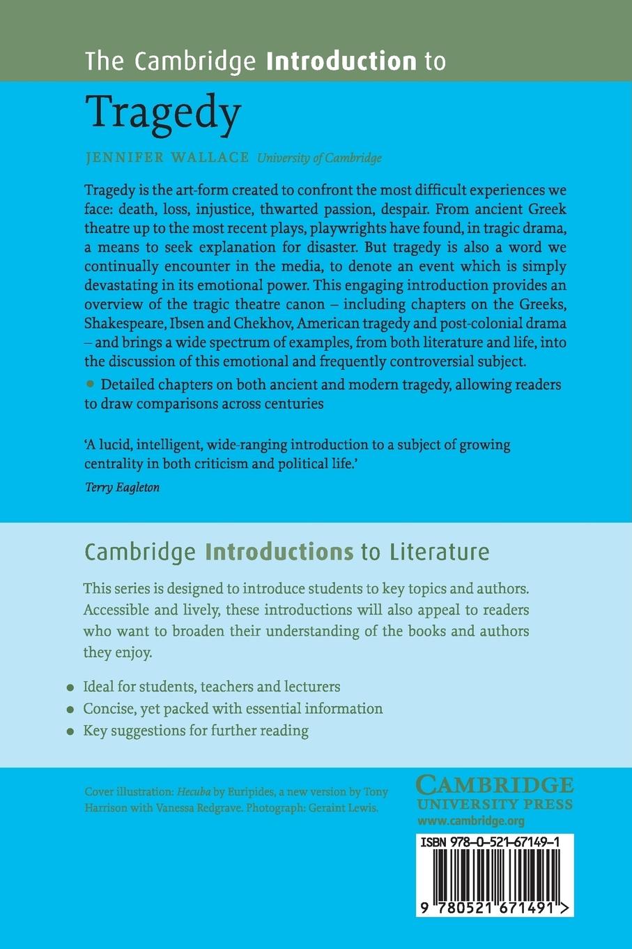 Rückseitencover The Cambridge Introduction to Tragedy