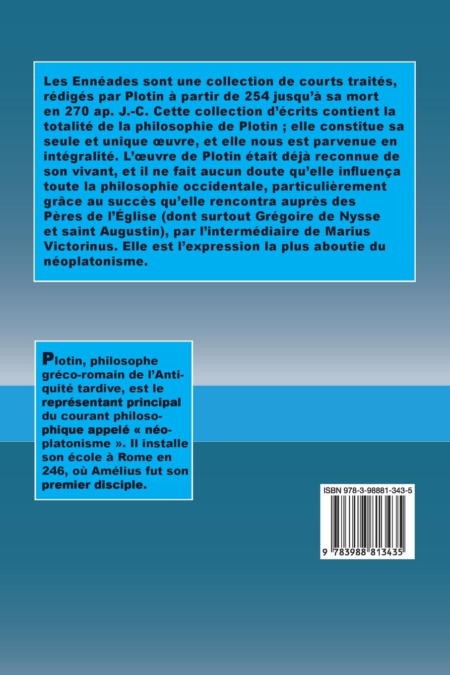 Rückseitencover Les Ennéades