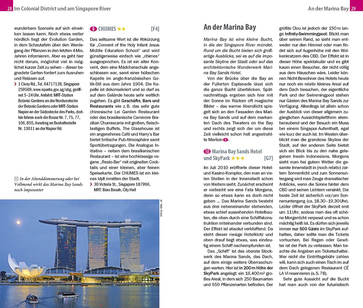 Beispielinhalt (Bild) Reise Know-How CityTrip Singapur