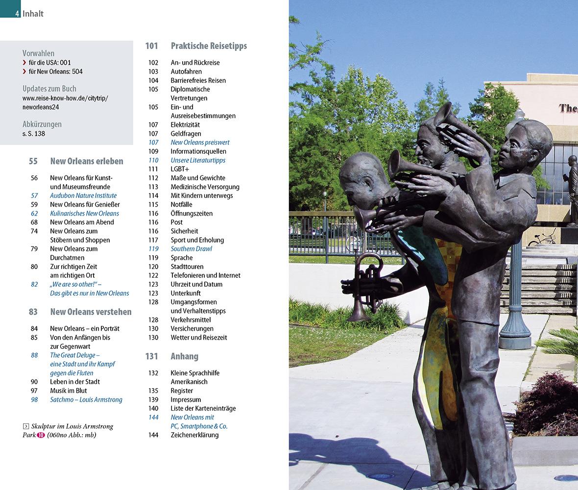Beispielinhalt (Bild) Reise Know-How CityTrip New Orleans