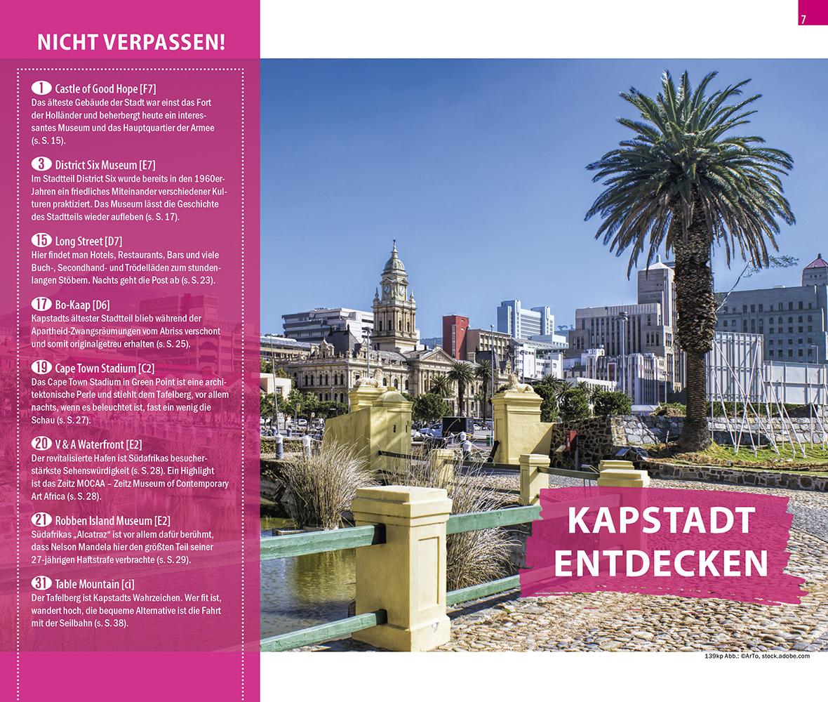 Beispielinhalt (Bild) Reise Know-How CityTrip Kapstadt
