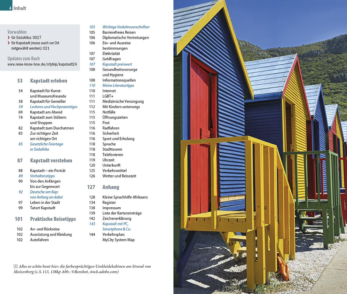 Beispielinhalt (Bild) Reise Know-How CityTrip Kapstadt