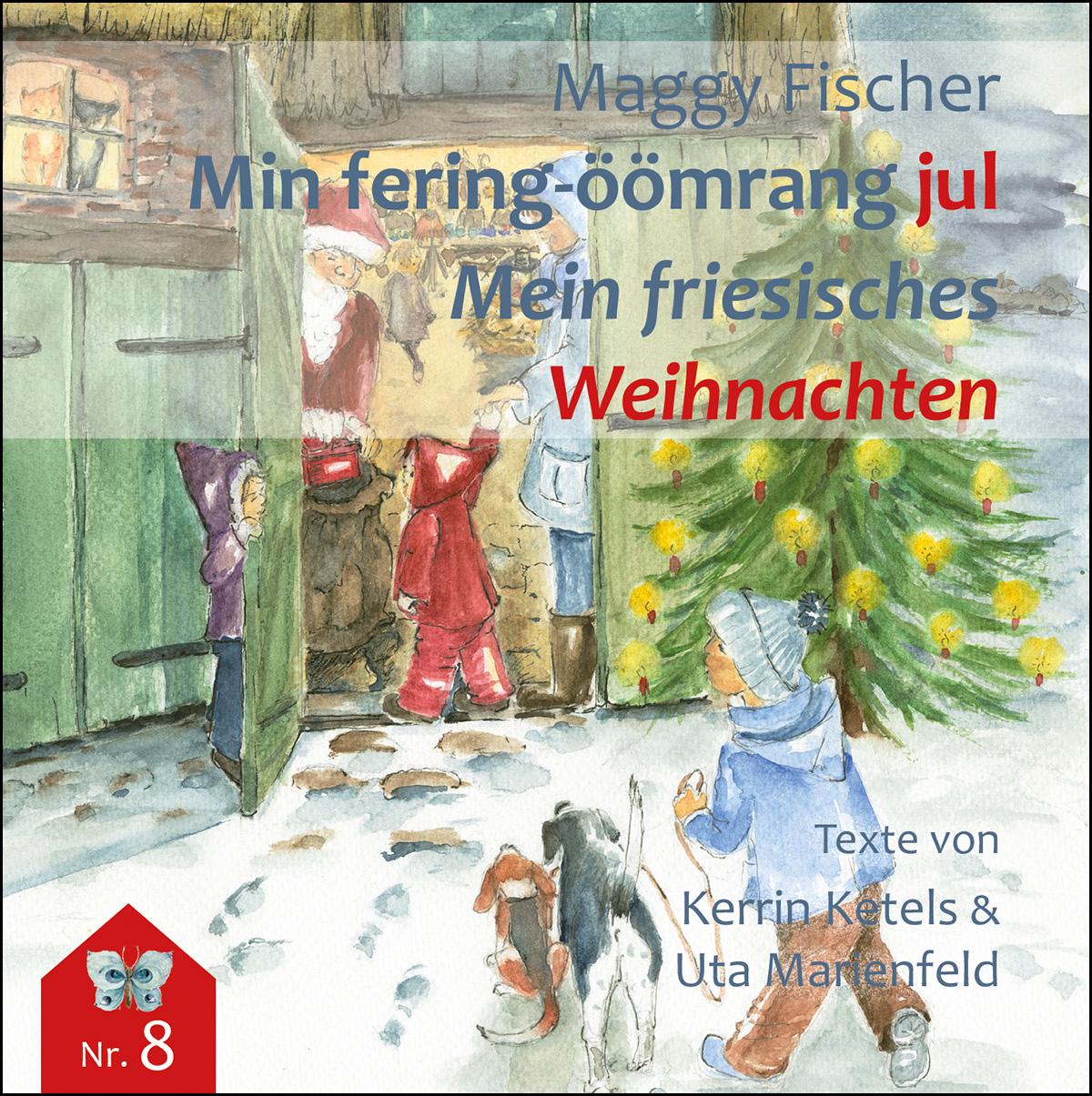 Vorderes Coverbild Min fering-öömrang jul / Mein friesisches Weihnachten