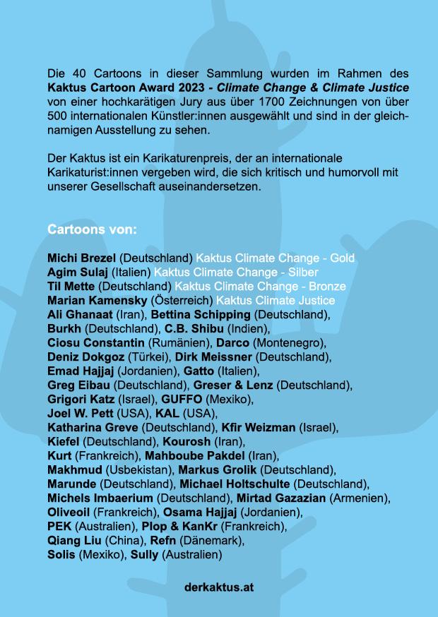 Beispielinhalt (Bild) Cartoon Postkarten - Klimawandel